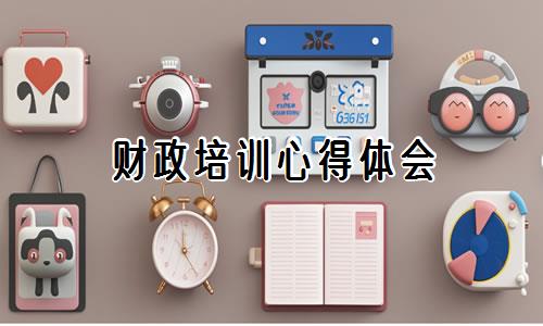 财政培训心得体会