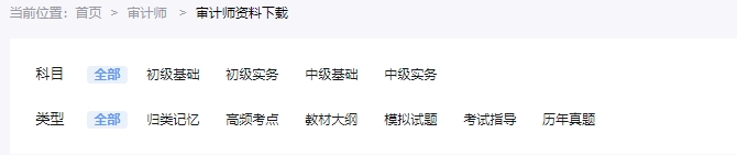 审计师备考资料