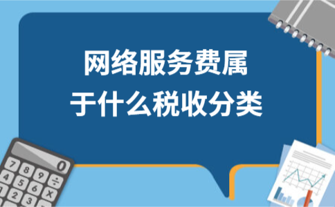 网络服务费属于什么税收分类
