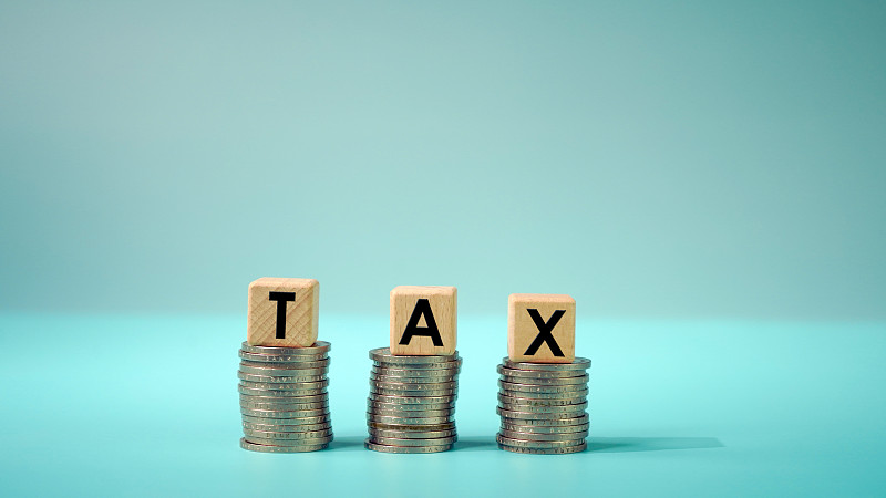 TAX概念照片及复制空间图片下载