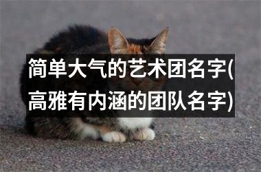 h3/p简单大气的艺术团名字(高雅有内涵的团队名字)