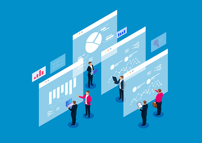 金融数字数据分析与战略规划图片下载